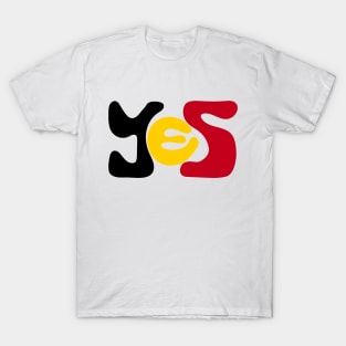 Yes to The Voice to Parliament Referendum Australia Aboriginal and Torres Straight Islander T-Shirt